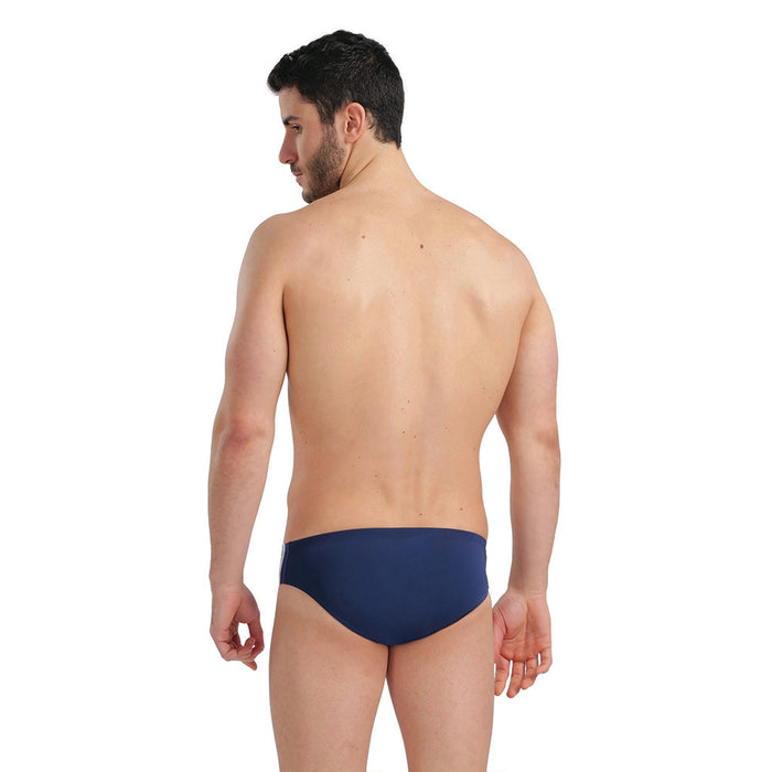 Arena MaxLifeECO Marbled Brief navy