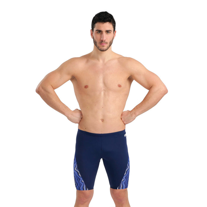 Arena MaxLifeECO Marbled Jammer navy