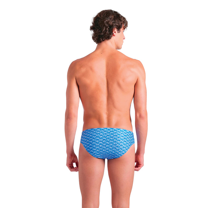 Arena Monogram Brief blue back