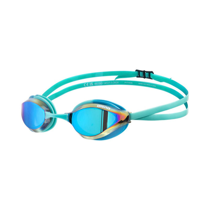 Arena Python Mirrored Goggle blue cosmo