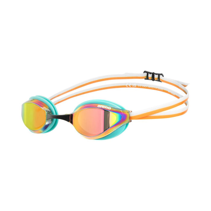 Arena Python Mirrored Goggle copper mango