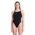 Arena Solid Lace Back Black/White front