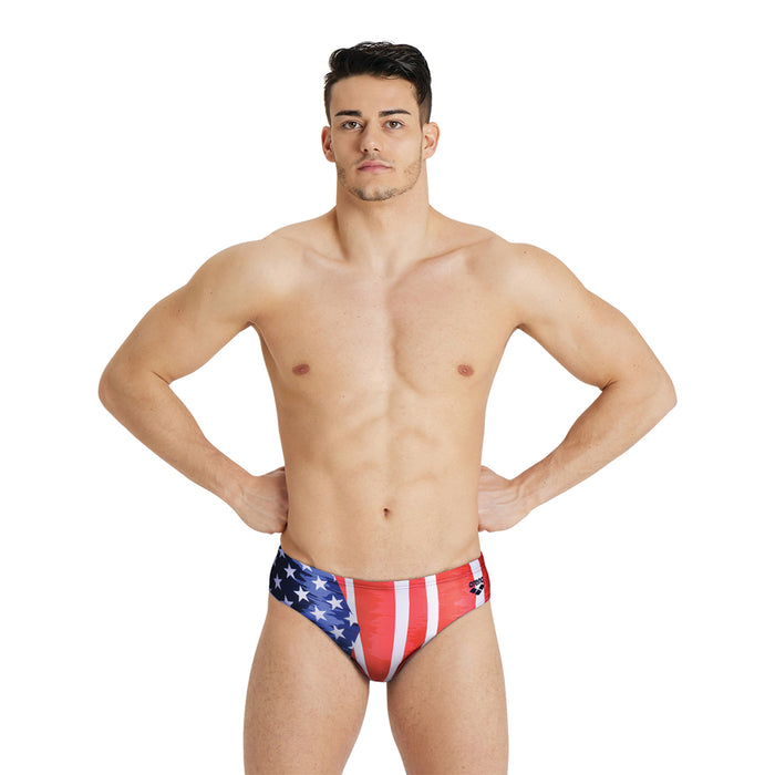 Arena Stars And Stripes Brief front