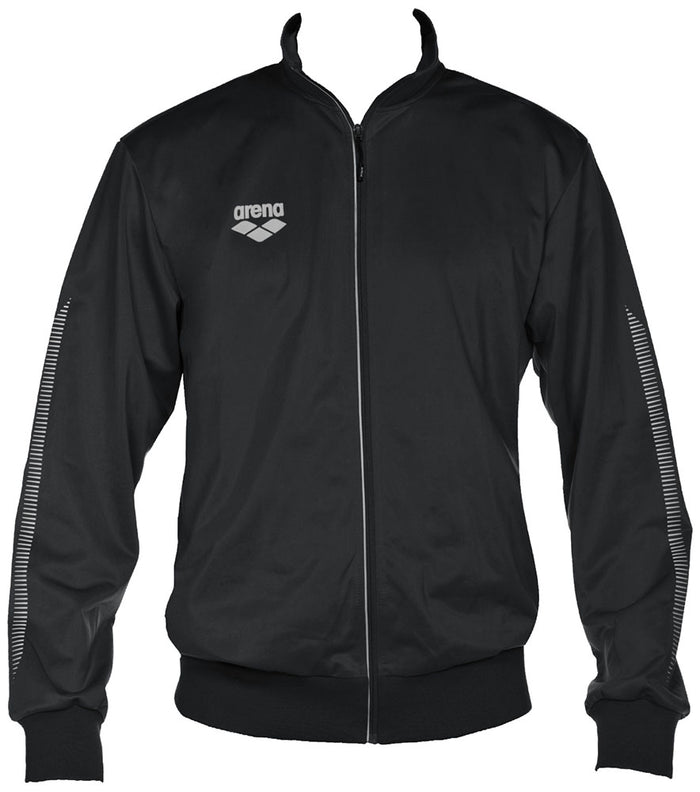 Arena Team Line Men's Knitted Poly Jacket black