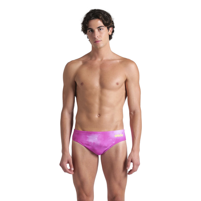Arena Tie Dye Brief pink front