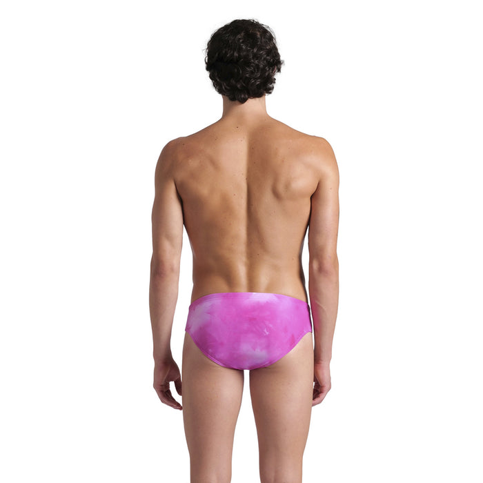 Arena Tie Dye Brief pink back