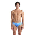 Arena Tie Dye Brief blue front