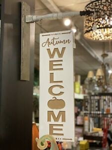 Arrow Replacement: Autumn WELCOME Double Sided Sign with Chains for Arrow