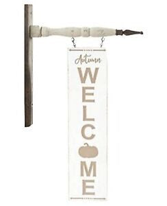 Arrow Replacement: Autumn WELCOME Double Sided Sign with Chains for Arrow