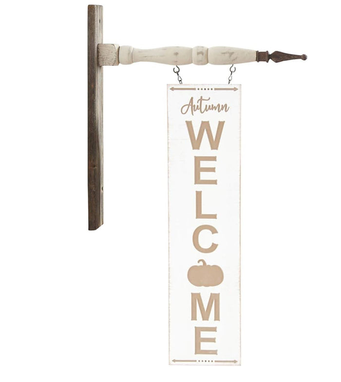Arrow Replacement: Autumn WELCOME Double Sided Sign with Chains for Arrow