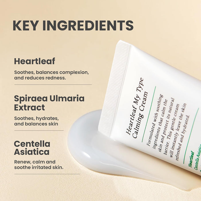 AXIS-Y Heartleaf Calming Cream 60ml | Soothing Moisturizer for Sensitive Skin