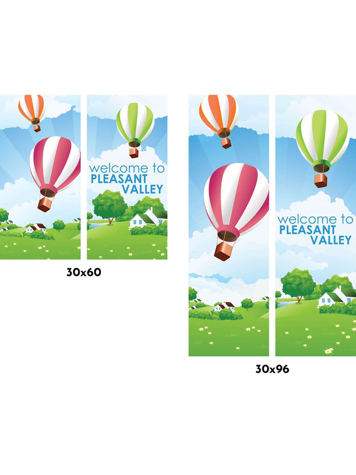 Ballooning Double Vinyl Banner Set Dekra-Lite