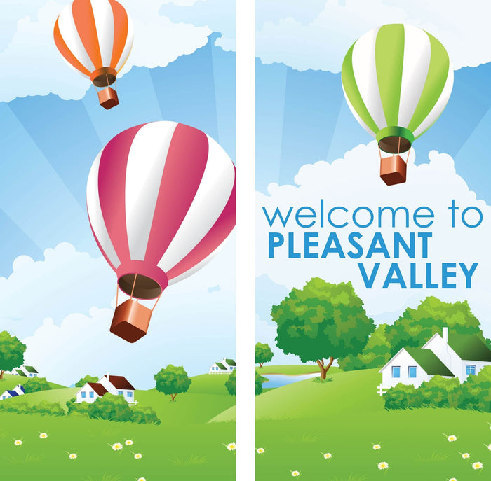 Ballooning Double Vinyl Banner Set Dekra-Lite