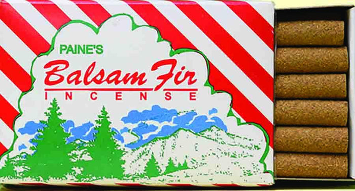 Balsam Fir Incense Cones & Holder
