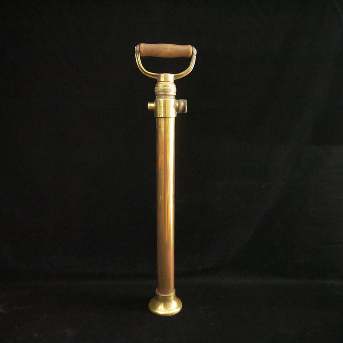 Solid brass 21.75" antique bilge pump.