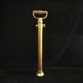 Solid brass 21.75" antique bilge pump.