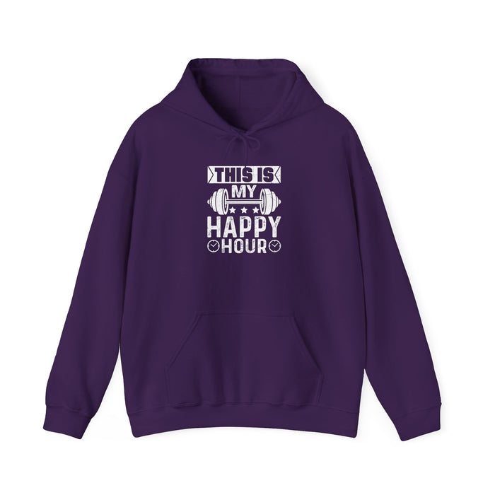 Bold Barbell Happy Hoodie