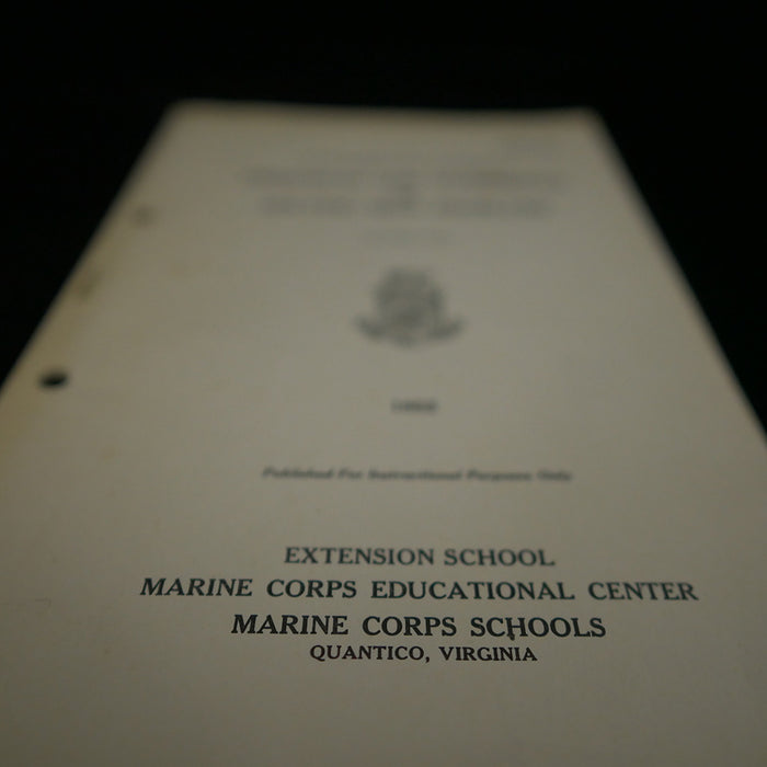 Principles and Techniques of Solving Map Problems, 1952. SM-44