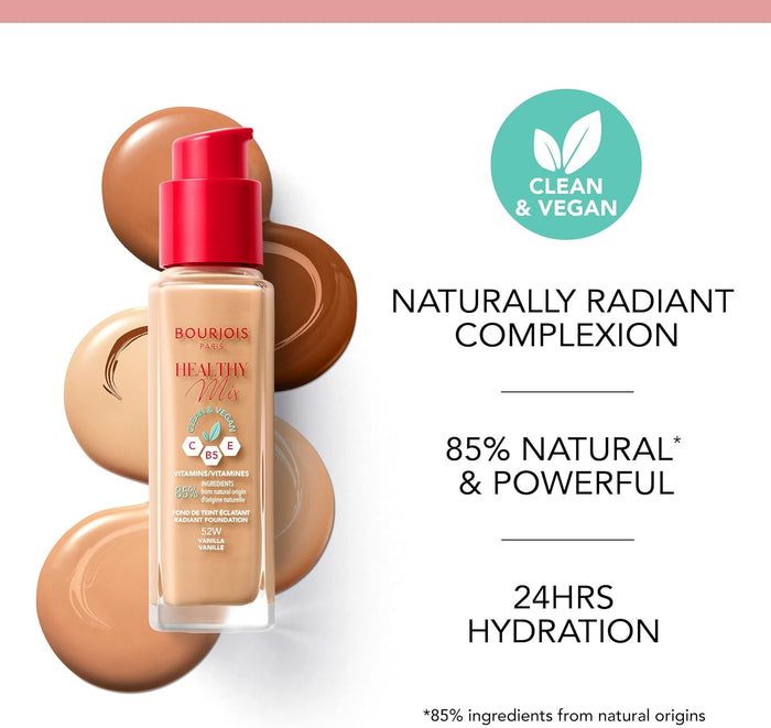 Bourjois Healthy Mix Foundation 52W Vanilla 3