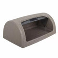Dunya bread box Plastic brown front view