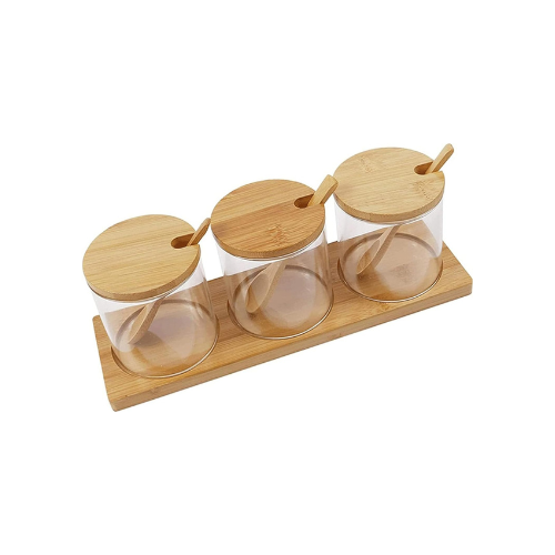 jars contents and components flat lay