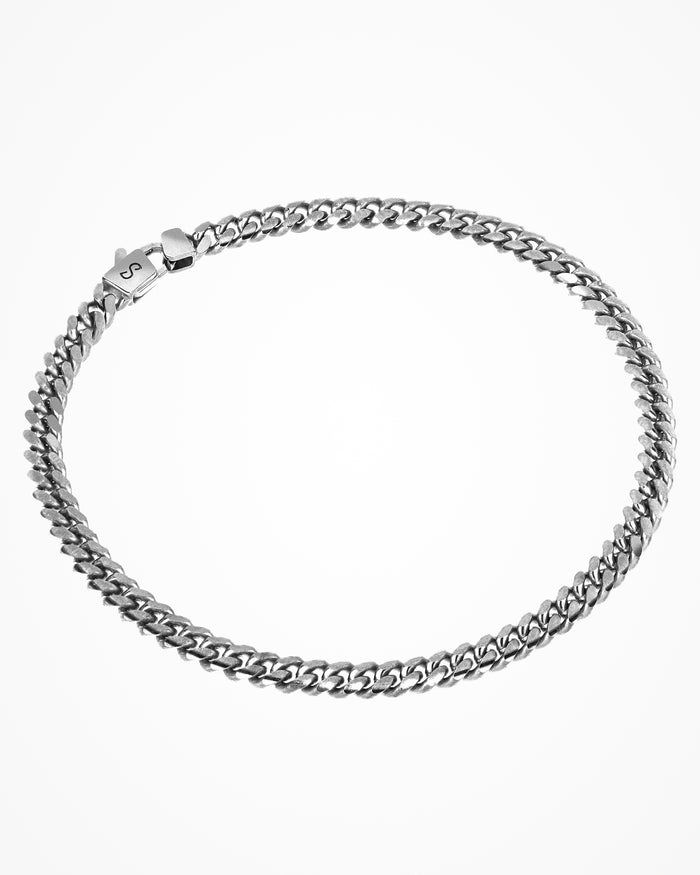 Bracciale Bombe S in argento placcato rodio
