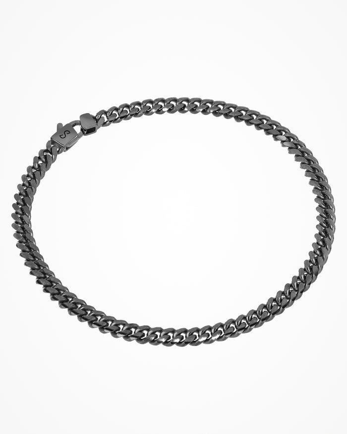 Bracciale Bombe S in argento gun metal