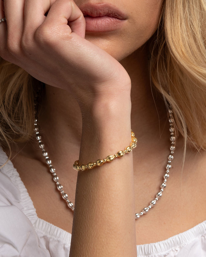 Bracciale in argento Crystal 2 elementi
