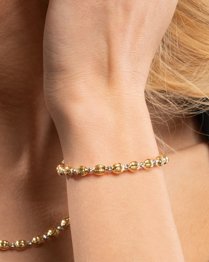 Bracciale in argento Crystal 2 elementi
