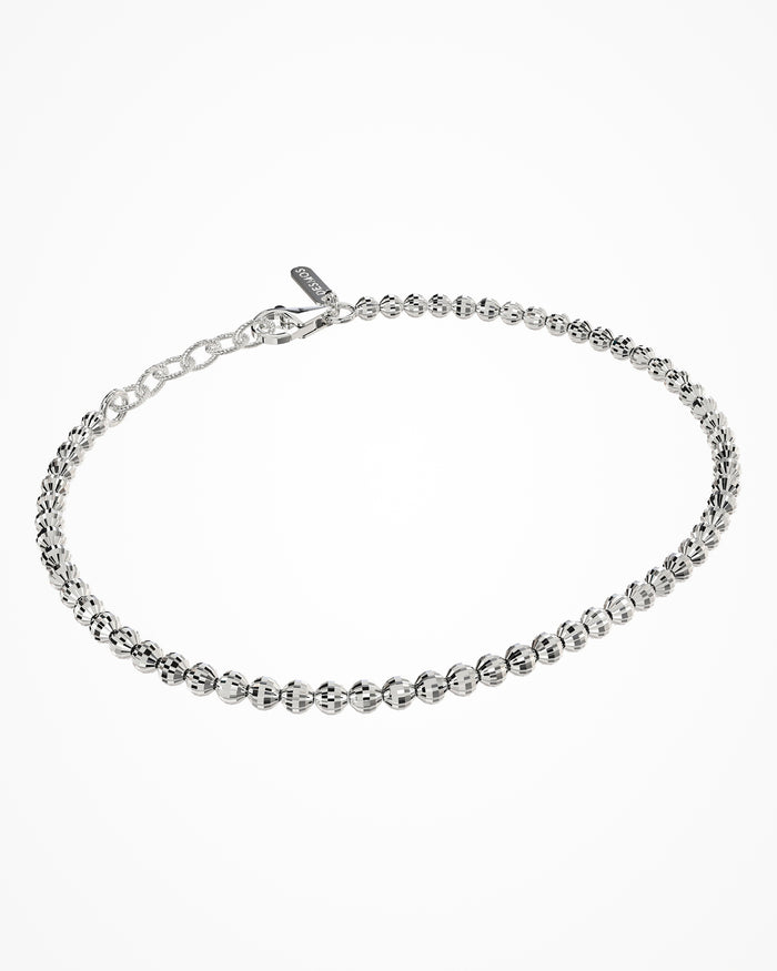 Bracciale Crystal 3 in argento placcata rodio