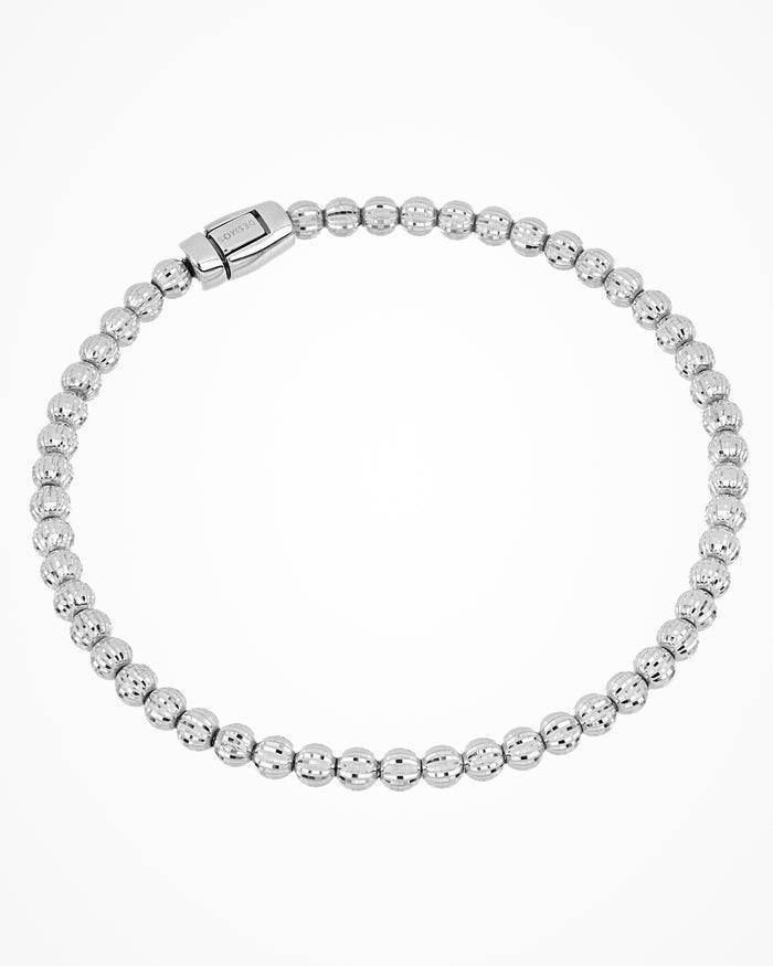 Bracciale in argento Crystal 4 placcato rodio