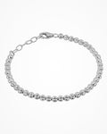 Bracciale Crystal 4 in argento placcato rodio