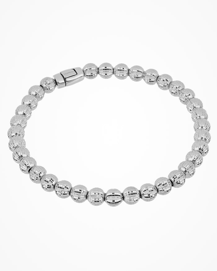 Bracciale Crystal Medium in argento placcato rodio