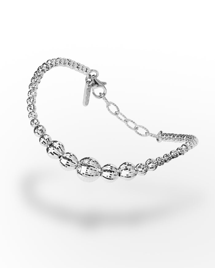 Bracciale Crystal Gala in argento rodiato