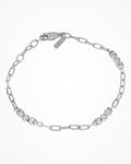 Bracciale Crystal Nova in argento con cristalli, placcato rodio, design elegante e luminoso con elementi raffinati