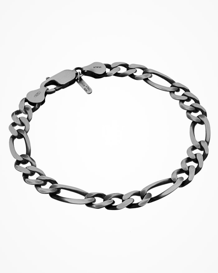 Bracciale in argento Figaro
