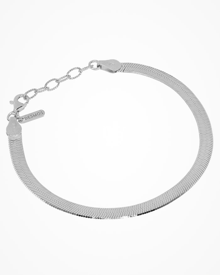 Bracciale in argento Herringbone