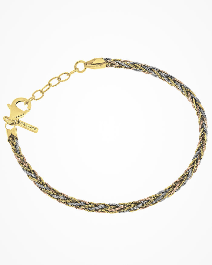 Bracciale in argento Interlace