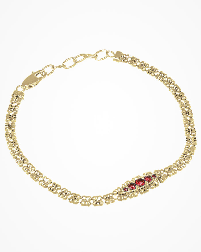 Bracciale in argento Iris