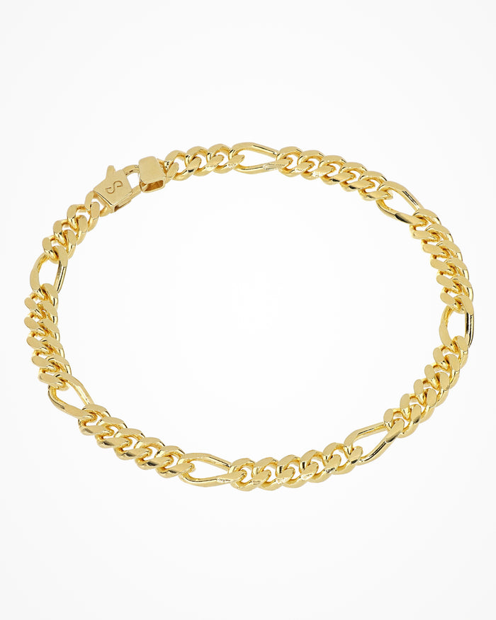 Bracciale in argento Miami Figaro