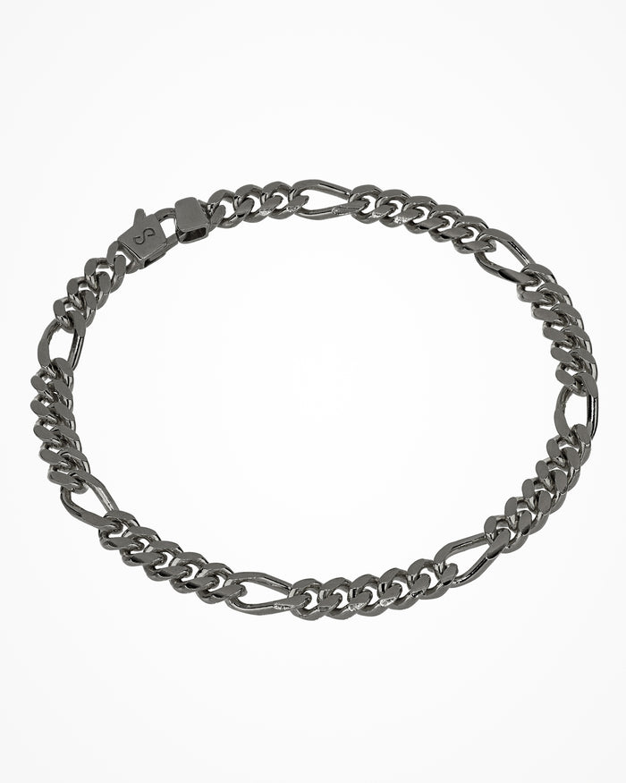 Bracciale in argento Miami Figaro