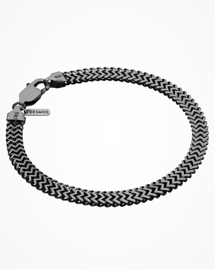 Bracciale in argento Rail
