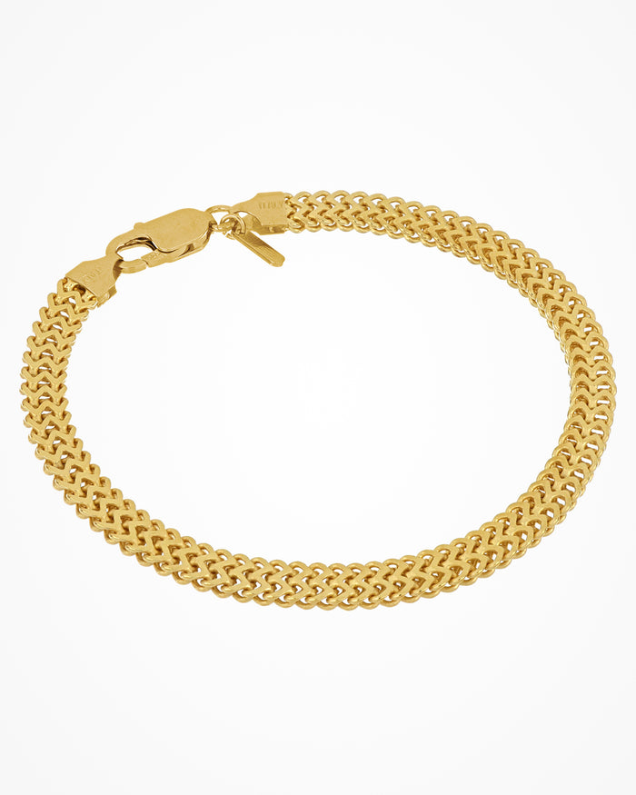 Bracciale in argento Rail