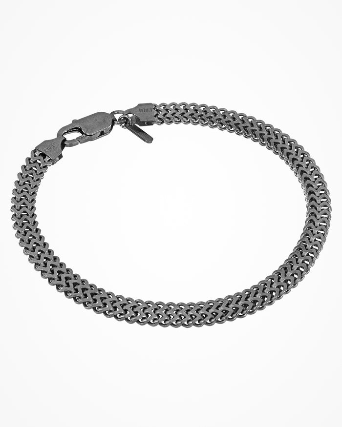 Bracciale in argento Rail