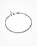 Bracciale Spring Circle in argento placcato rodio