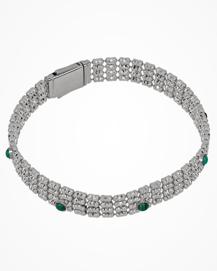 Bracciale in argento Swing