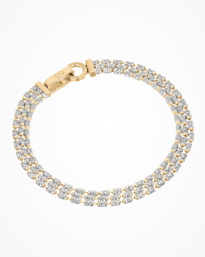 Bracciale Typhoon Eternity in argento placcato rodio