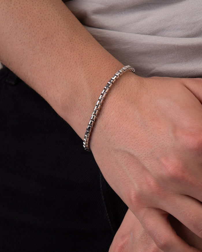 Bracciale in argento Venetian Box