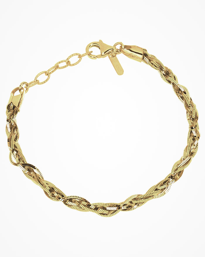 Bracciale in argento Weave