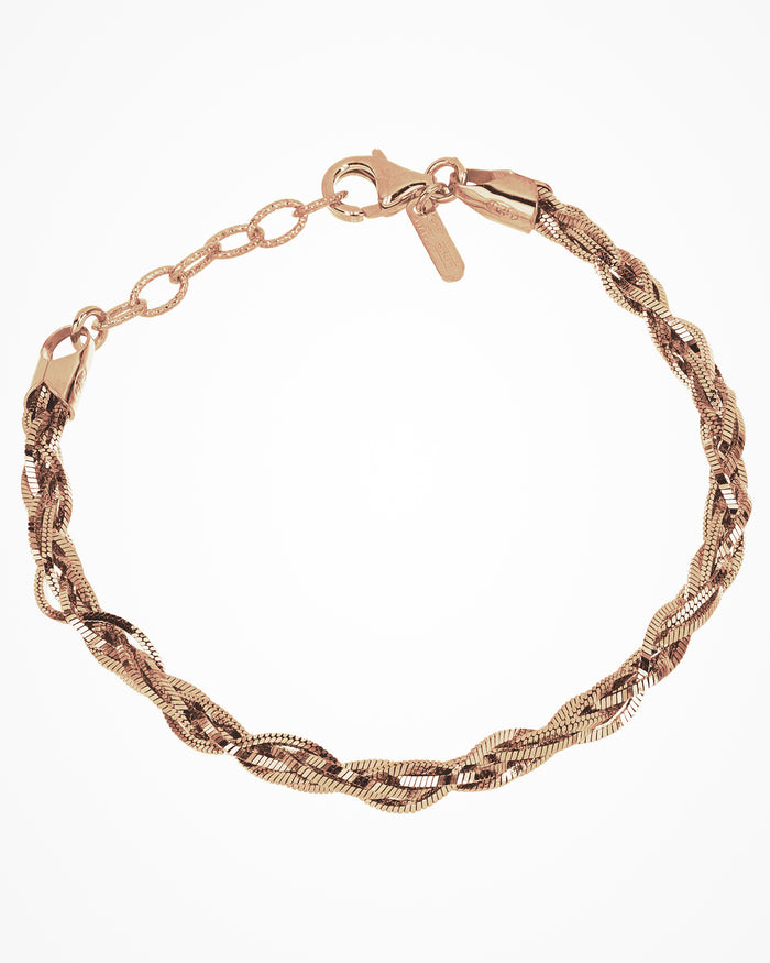 Bracciale in argento Weave